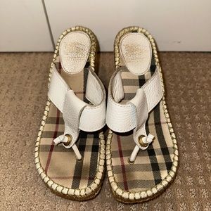 Burberry wedge sandals